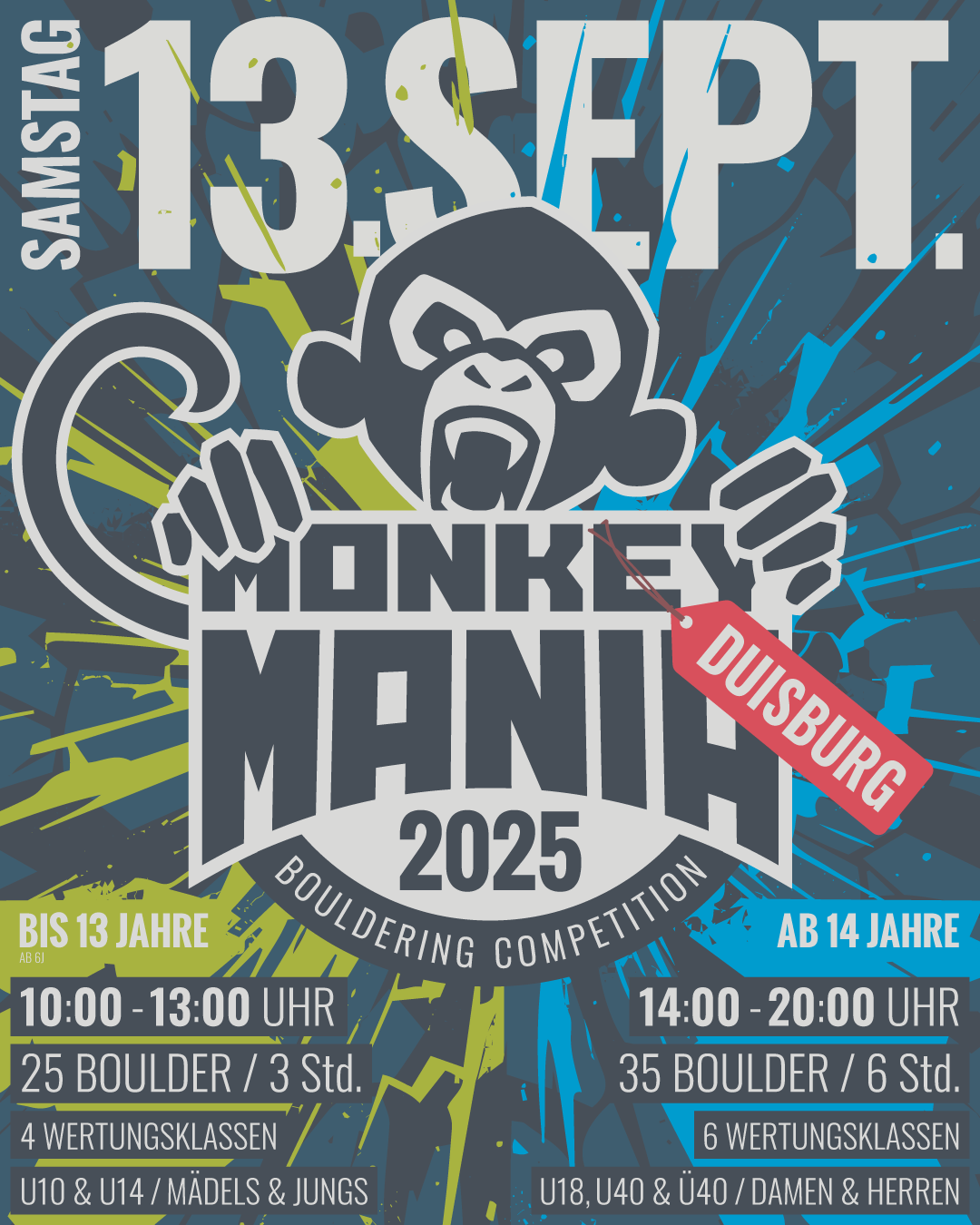 teaser Monkey Mania 2025 duisburg