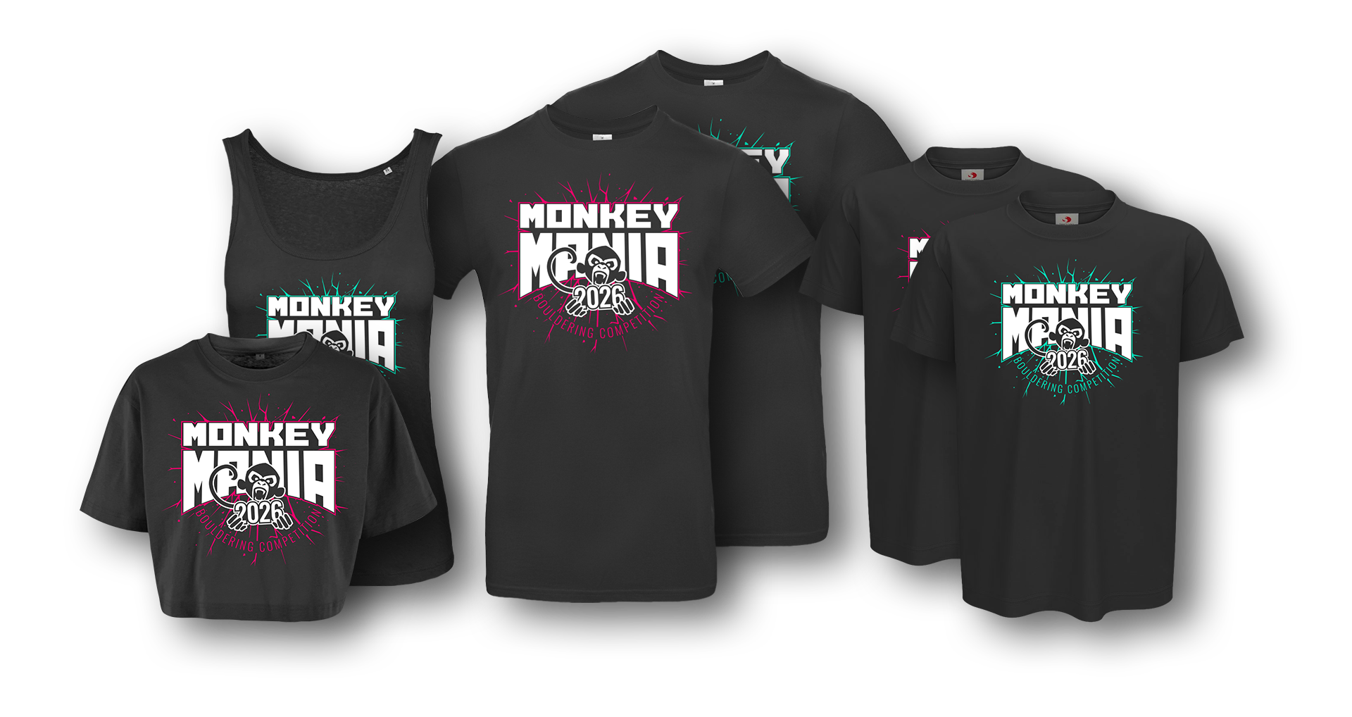 Monkey Mania Comp Shirts 2026