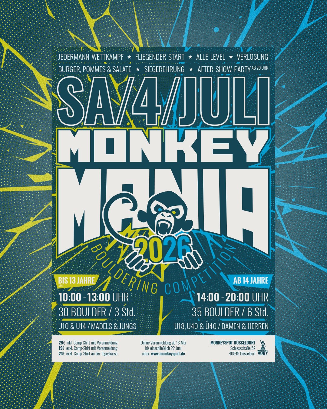 Plakat Monkey Mania 2026