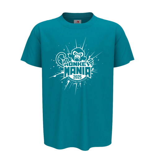 Compshirt Monkey Mania 2025 Kinder ocean blue