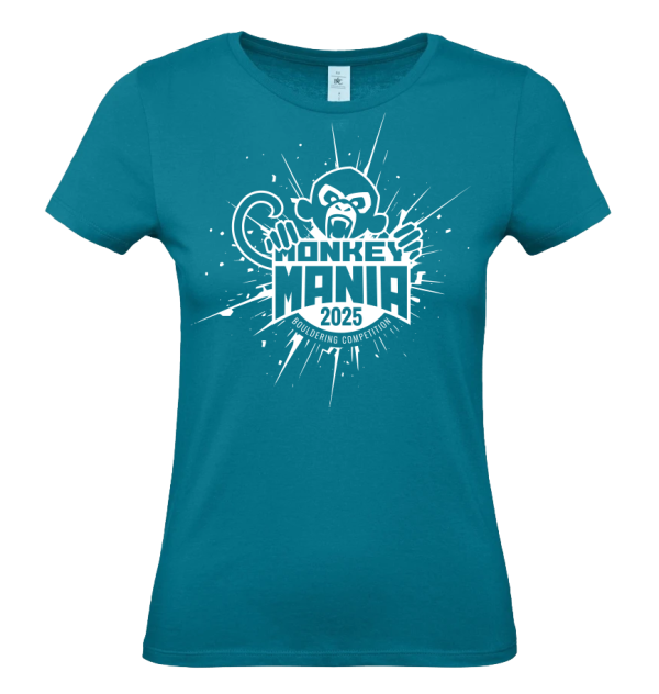 Compshirt Monkey Mania 2025 Damen Diva blue